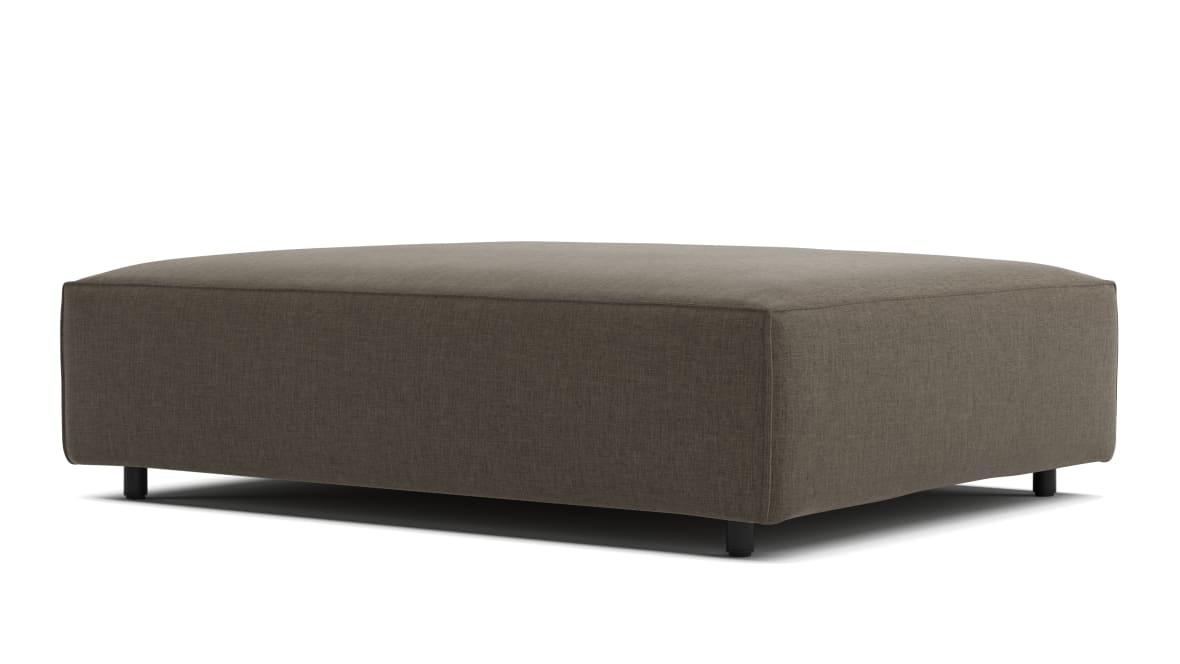 Extrasoft Sectional Module, Large Seat, Coffee Brushed Weave Extrasoft Sectional Module, Large Seat, Coffee Brushed Weave image.