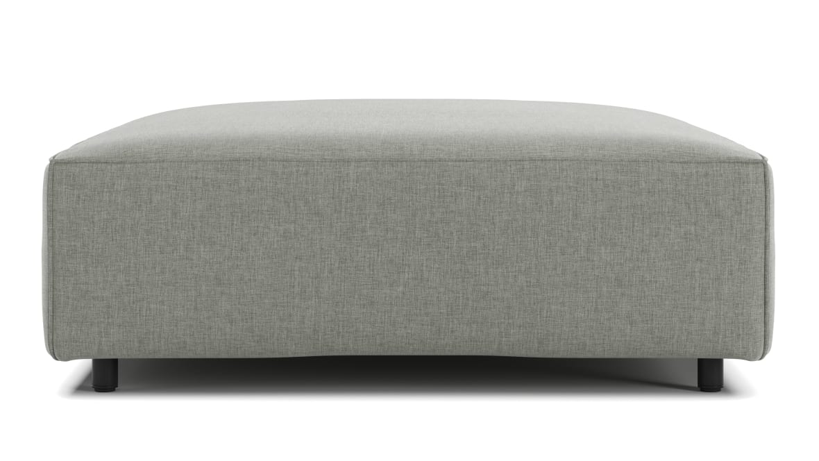 Extrasoft Sectional Module, Large Seat, Soft Gray Brushed Weave Extrasoft Sectional Module, Large Seat, Soft Gray Brushed Weave image.