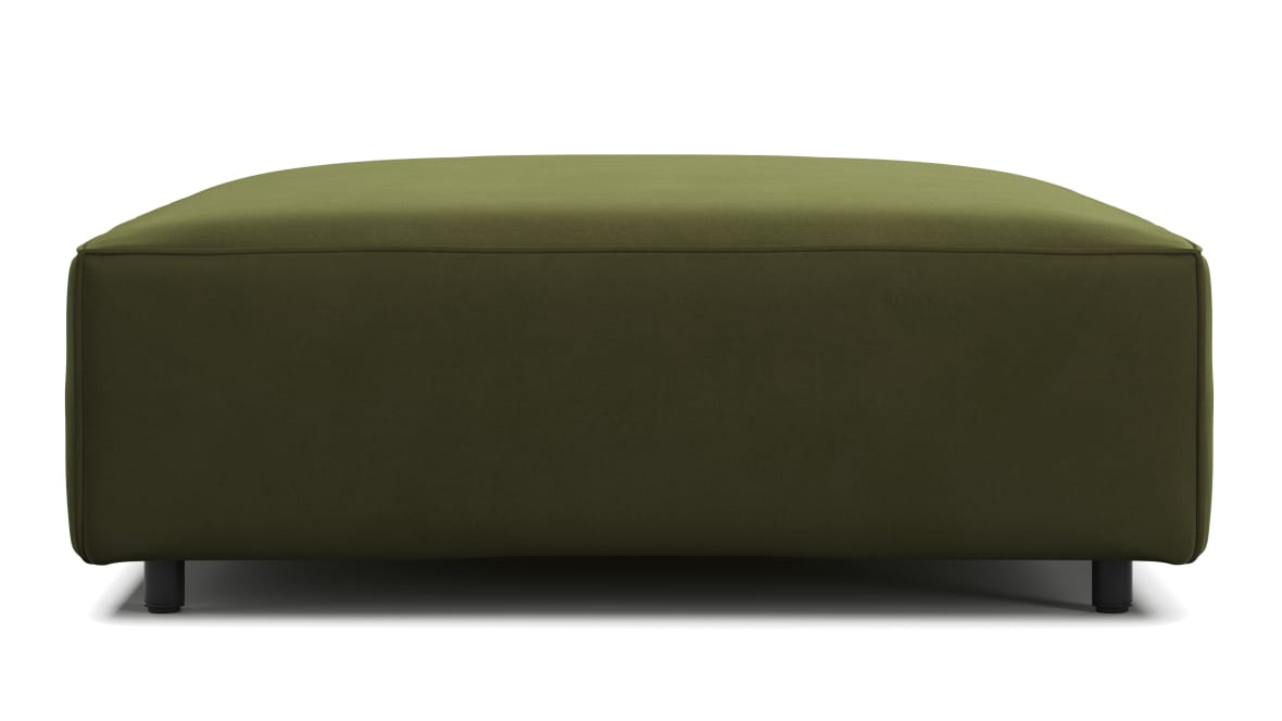 Extrasoft Sectional Module, Large Seat, Spruce Luxe Velvet Extrasoft Sectional Module, Large Seat, Spruce Luxe Velvet image.