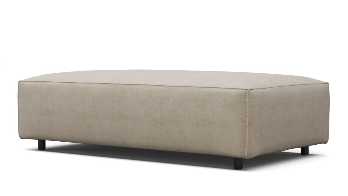 Extrasoft Sectional Module, Medium Seat, Biscotti Brushed Weave Extrasoft Sectional Module, Medium Seat, Biscotti Brushed Weave image.