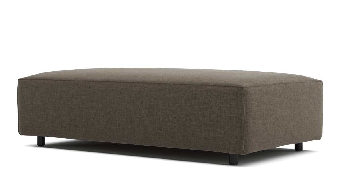  Extrasoft Sectional Module, Medium Seat, Coffee Brushed Weave  Extrasoft Sectional Module, Medium Seat, Coffee Brushed Weave image.