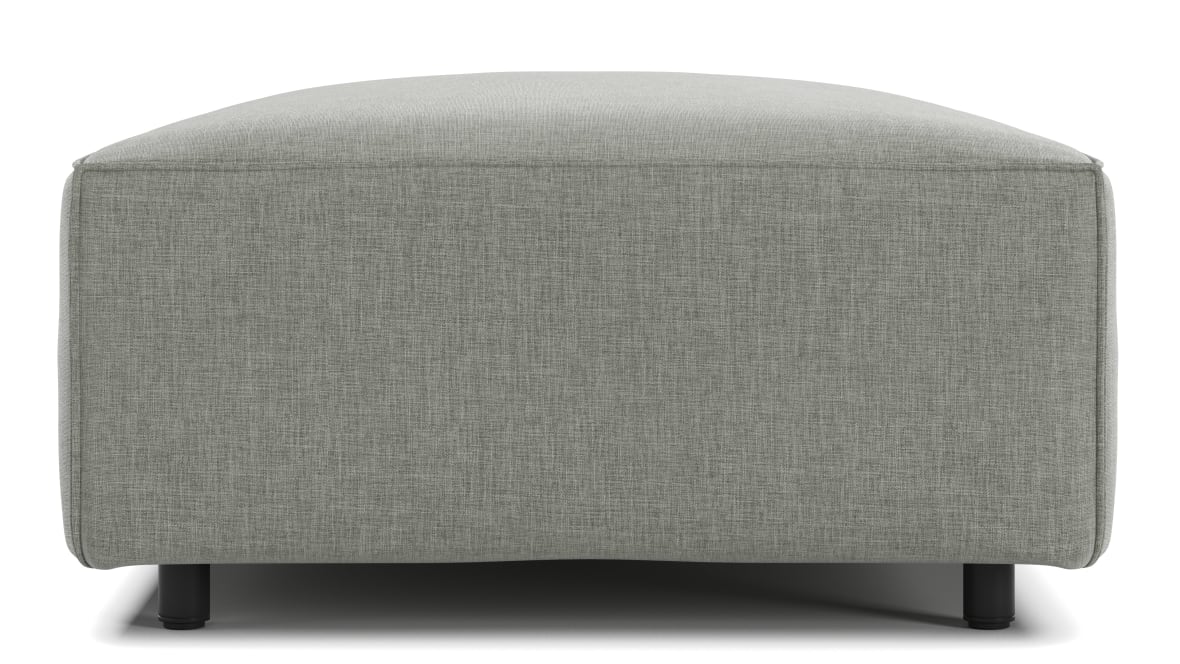  Extrasoft Sectional Module, Medium Seat, Soft Gray Brushed Weave  Extrasoft Sectional Module, Medium Seat, Soft Gray Brushed Weave image.