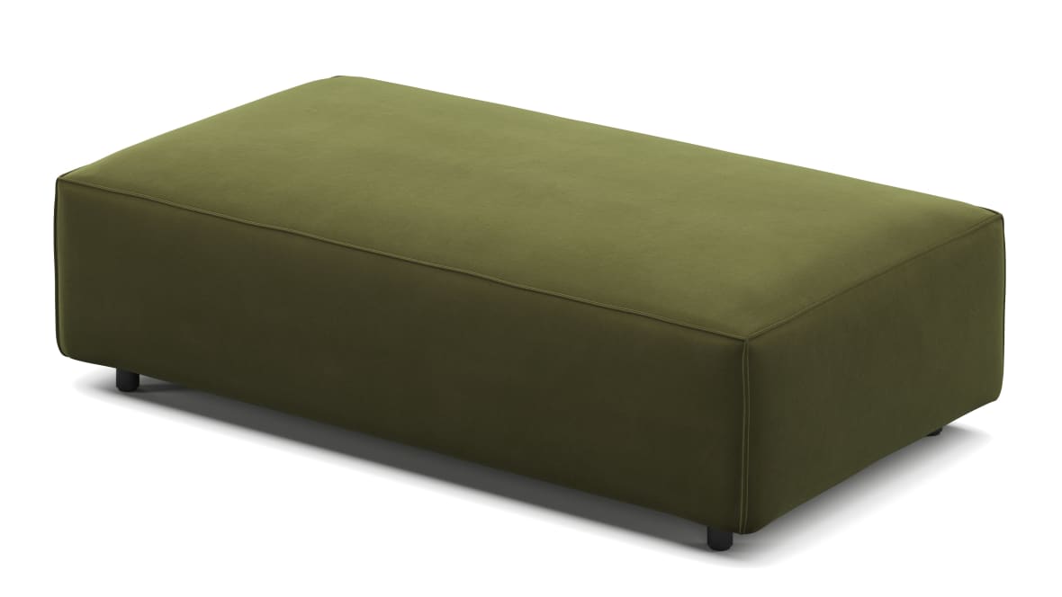  Extrasoft Sectional Module, Medium Seat, Spruce Luxe Velvet  Extrasoft Sectional Module, Medium Seat, Spruce Luxe Velvet image.