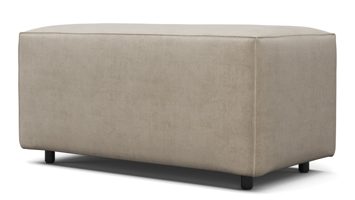 Extrasoft Sectional Module, Small Armrest, Biscotti Brushed Weave Extrasoft Sectional Module, Small Armrest, Biscotti Brushed Weave image.