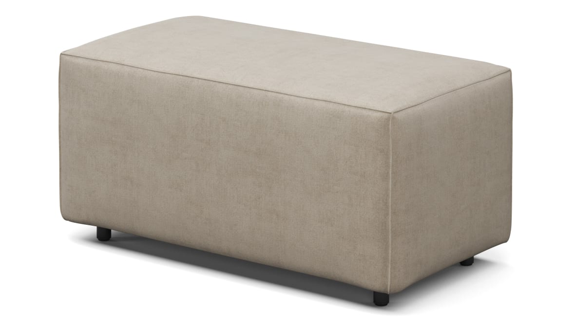 Extrasoft Sectional Module, Small Armrest, Biscotti Brushed Weave Extrasoft Sectional Module, Small Armrest, Biscotti Brushed Weave image.
