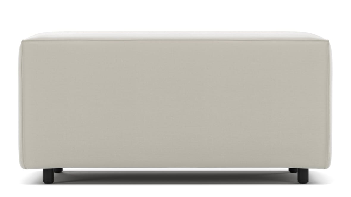 Extrasoft Sectional Module, Small Armrest, Oatmeal Brushed Weave Extrasoft Sectional Module, Small Armrest, Oatmeal Brushed Weave image.