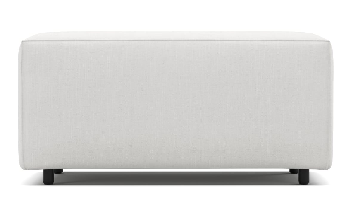 Extrasoft Sectional Module, Small Armrest, White Linen Extrasoft Sectional Module, Small Armrest, White Linen image.