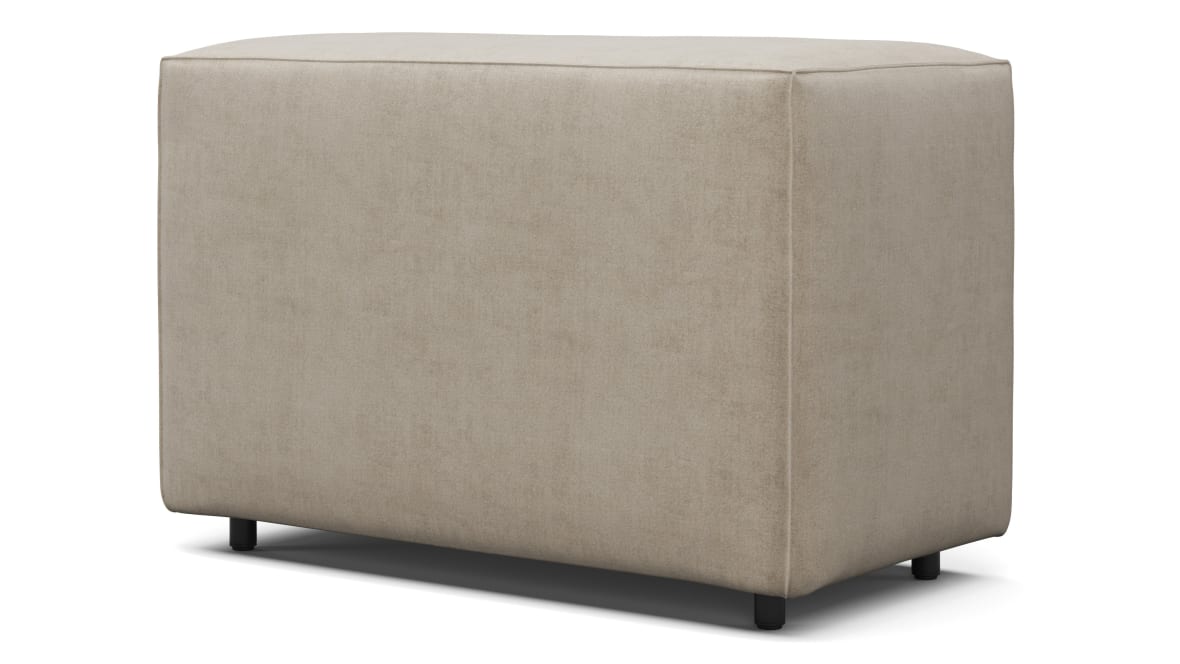 Extrasoft Sectional Module, Small Backrest, Biscotti Brushed Weave Extrasoft Sectional Module, Small Backrest, Biscotti Brushed Weave image.