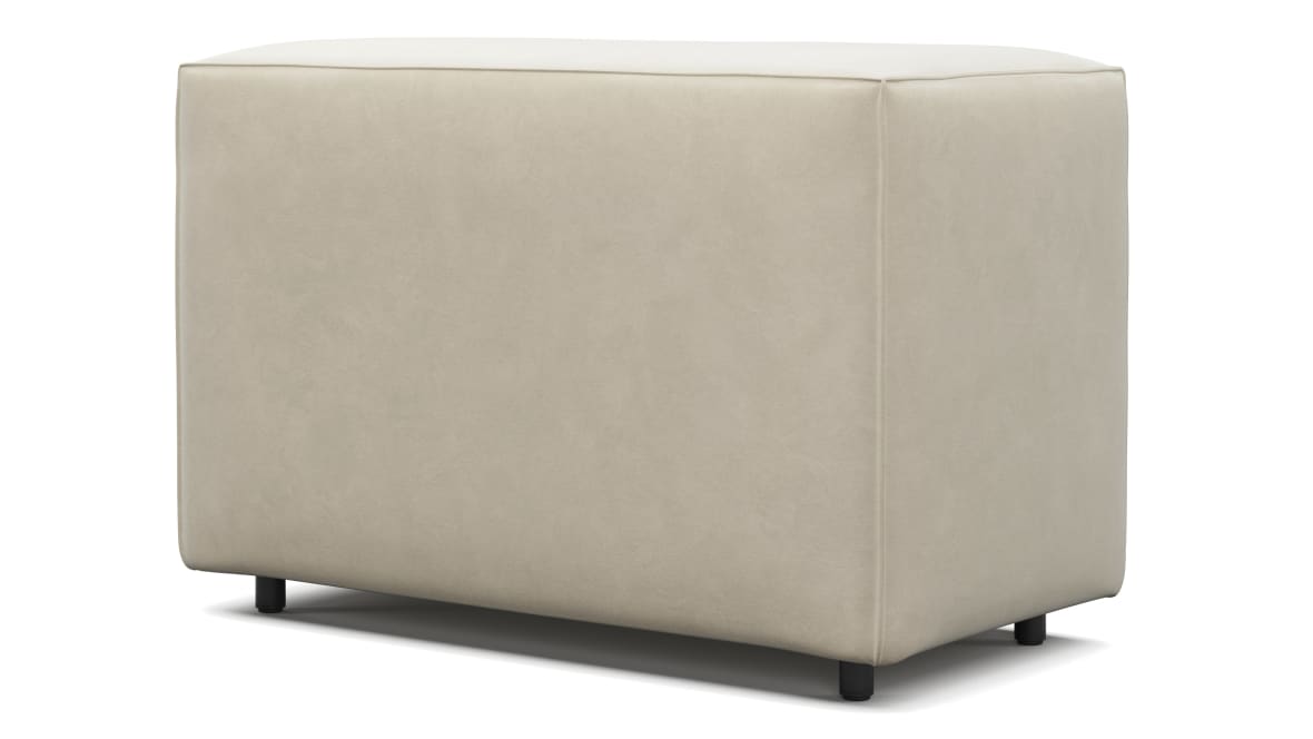 Extrasoft Sectional Module, Small Backrest, Eggshell Vegan Suede Extrasoft Sectional Module, Small Backrest, Eggshell Vegan Suede image.