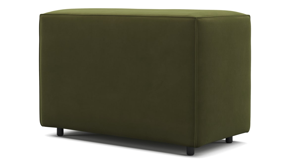Extrasoft Sectional Module, Small Backrest, Spruce Luxe Velvet Extrasoft Sectional Module, Small Backrest, Spruce Luxe Velvet image.
