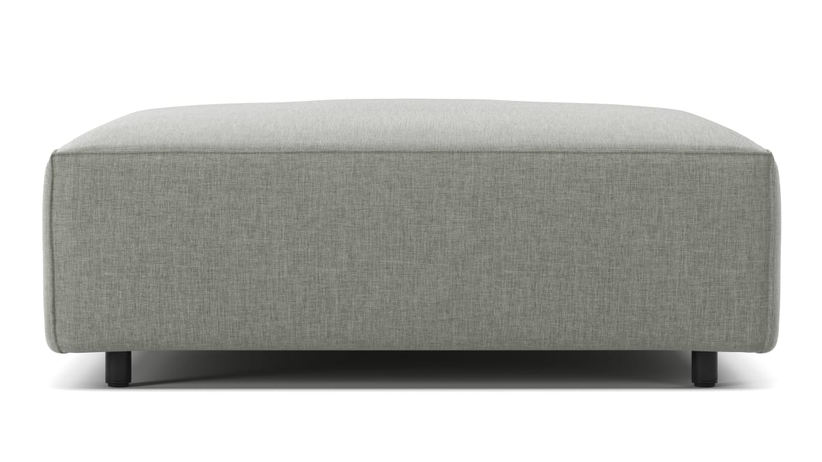 Extrasoft Sectional Module, Small Seat, Soft Gray Brushed Weave Extrasoft Sectional Module, Small Seat, Soft Gray Brushed Weave image.