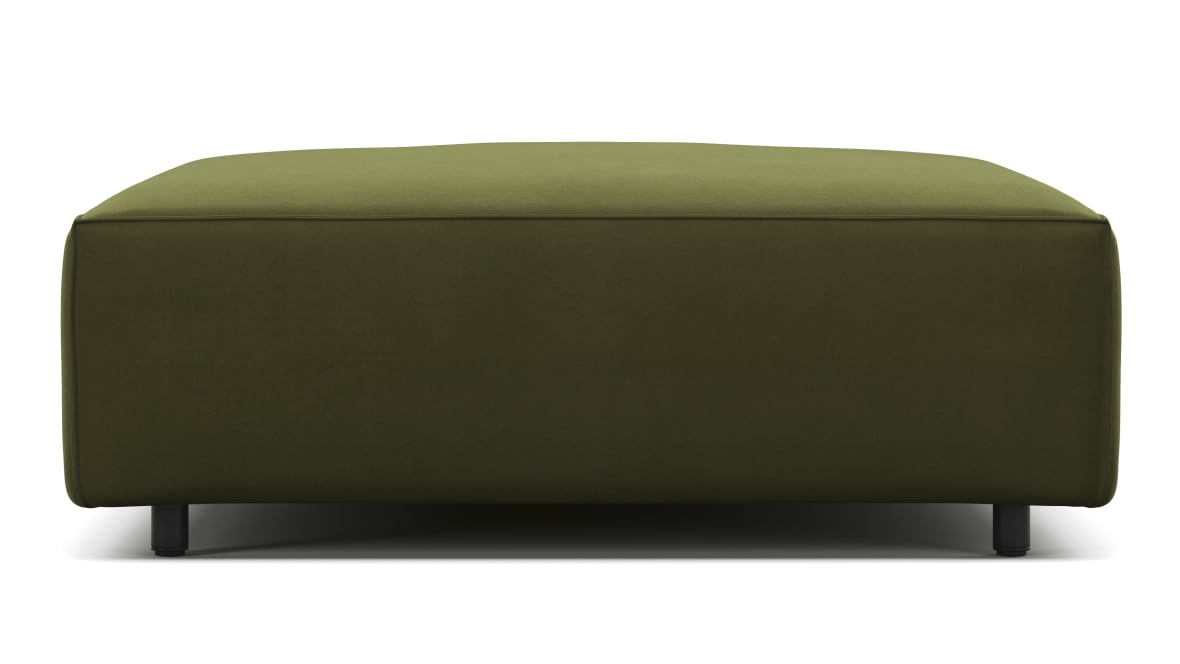  Extrasoft Sectional Module, Small Seat, Spruce Luxe Velvet  Extrasoft Sectional Module, Small Seat, Spruce Luxe Velvet image.