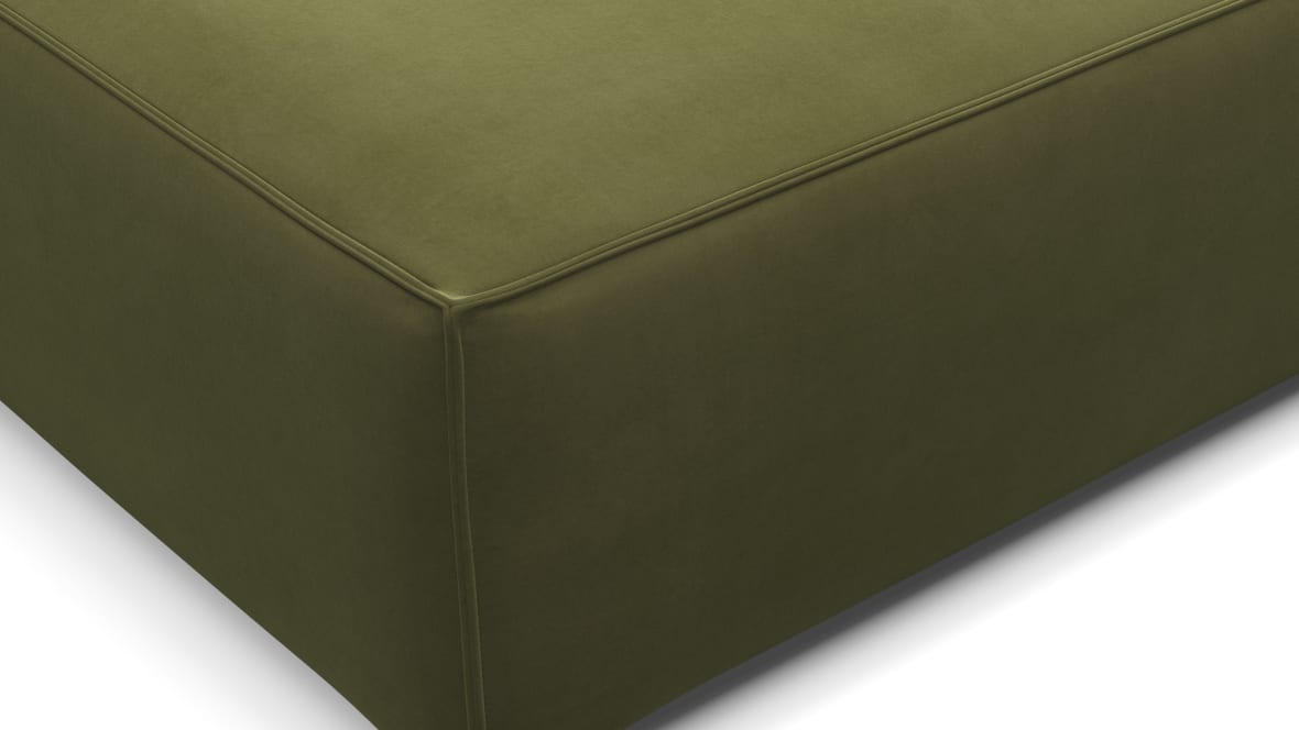  Extrasoft Sectional Module, Small Seat, Spruce Luxe Velvet  Extrasoft Sectional Module, Small Seat, Spruce Luxe Velvet image.
