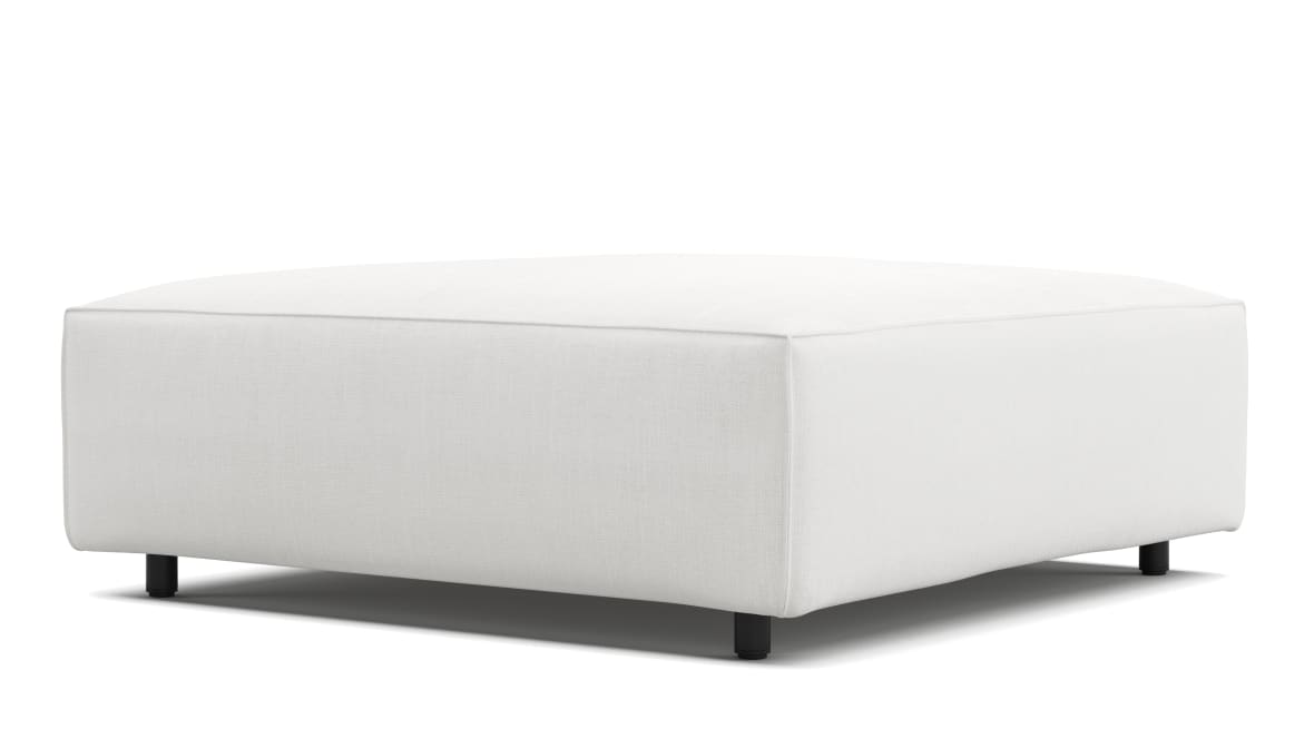  Extrasoft Sectional Module, Small Seat, White Linen  Extrasoft Sectional Module, Small Seat, White Linen image.