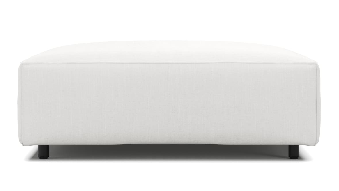  Extrasoft Sectional Module, Small Seat, White Linen  Extrasoft Sectional Module, Small Seat, White Linen image.