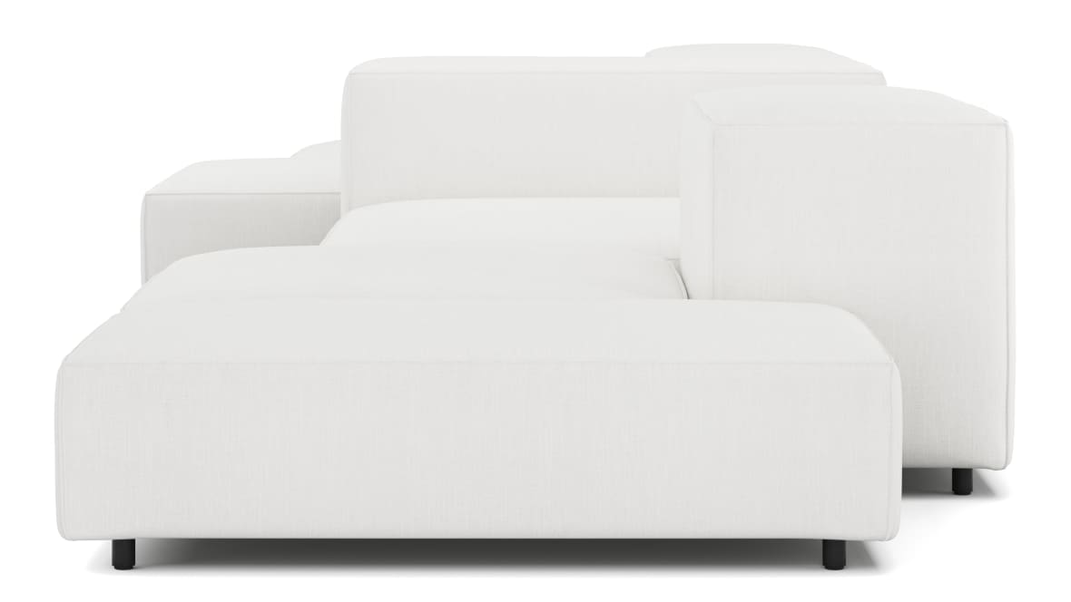  Extrasoft Sectional Sofa, Combination 2, Left, White Linen  Extrasoft Sectional Sofa, Combination 2, Left, White Linen image.