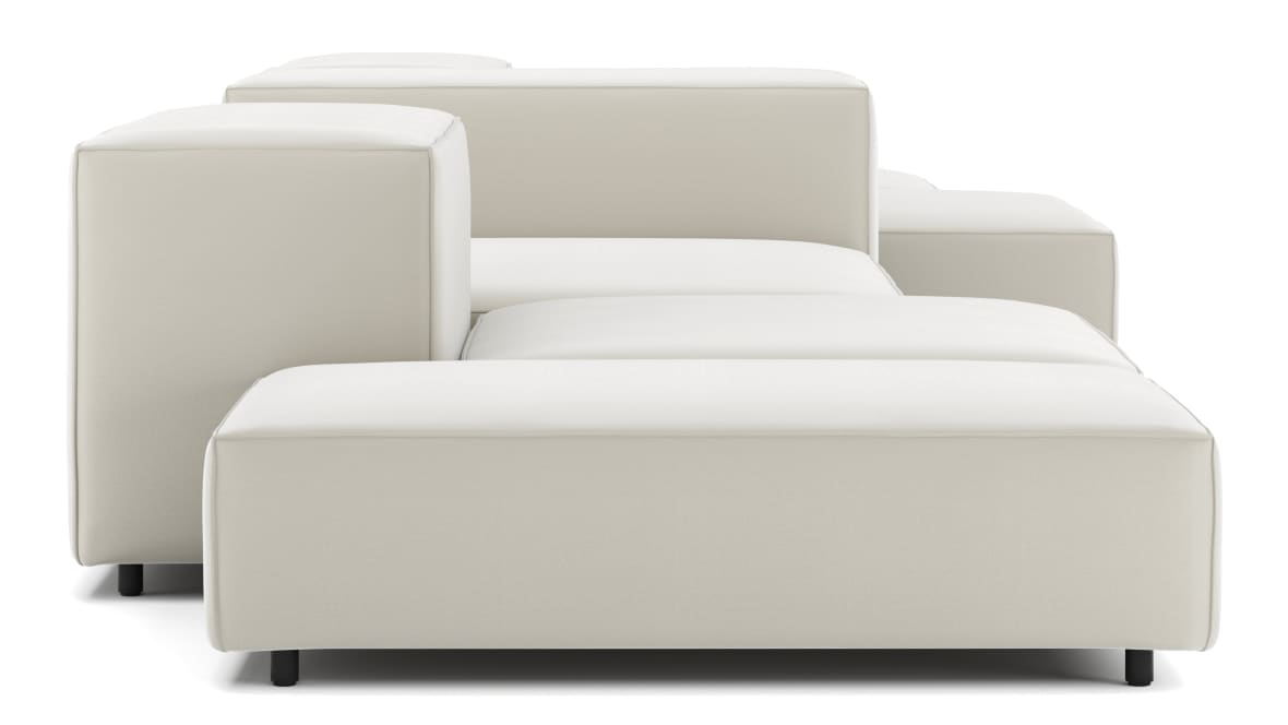  Extrasoft Sectional Sofa, Combination 2, Right, Oatmeal Brushed Weave  Extrasoft Sectional Sofa, Combination 2, Right, Oatmeal Brushed Weave image.