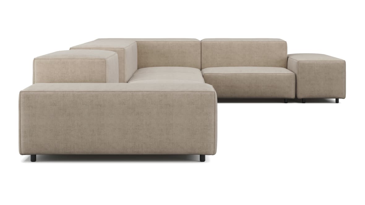  Extrasoft Sectional Sofa, Large Right Corner, Biscotti Brushed Weave  Extrasoft Sectional Sofa, Large Right Corner, Biscotti Brushed Weave image.