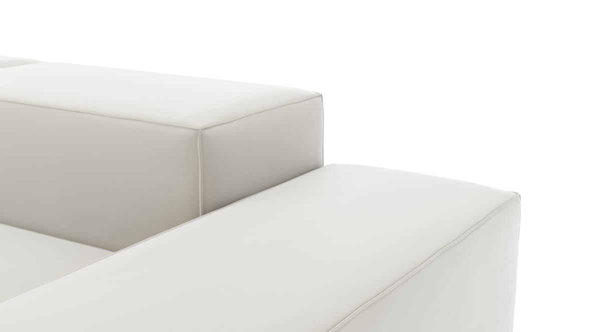  Extrasoft Sectional Sofa, Large Right Corner, Oatmeal Brushed Weave  Extrasoft Sectional Sofa, Large Right Corner, Oatmeal Brushed Weave image.