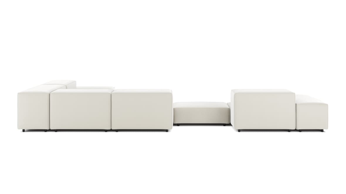  Extrasoft Sectional Sofa, Large Right Corner, Oatmeal Brushed Weave  Extrasoft Sectional Sofa, Large Right Corner, Oatmeal Brushed Weave image.