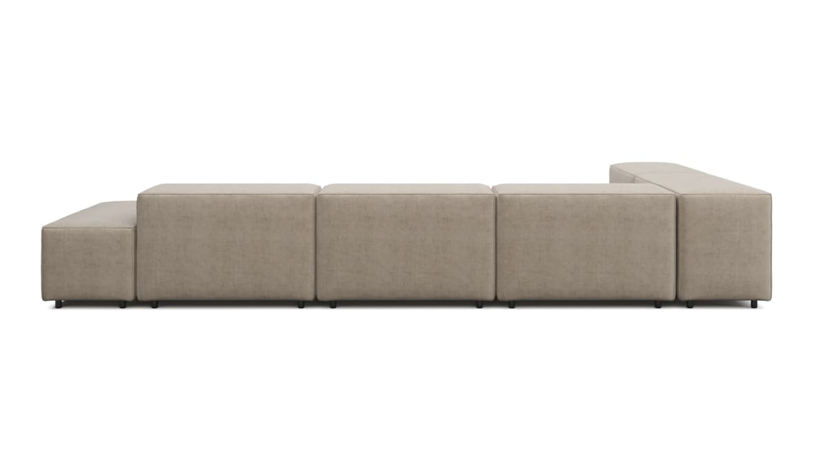  Extrasoft Sectional Sofa, Left Corner, Biscotti Brushed Weave  Extrasoft Sectional Sofa, Left Corner, Biscotti Brushed Weave image.