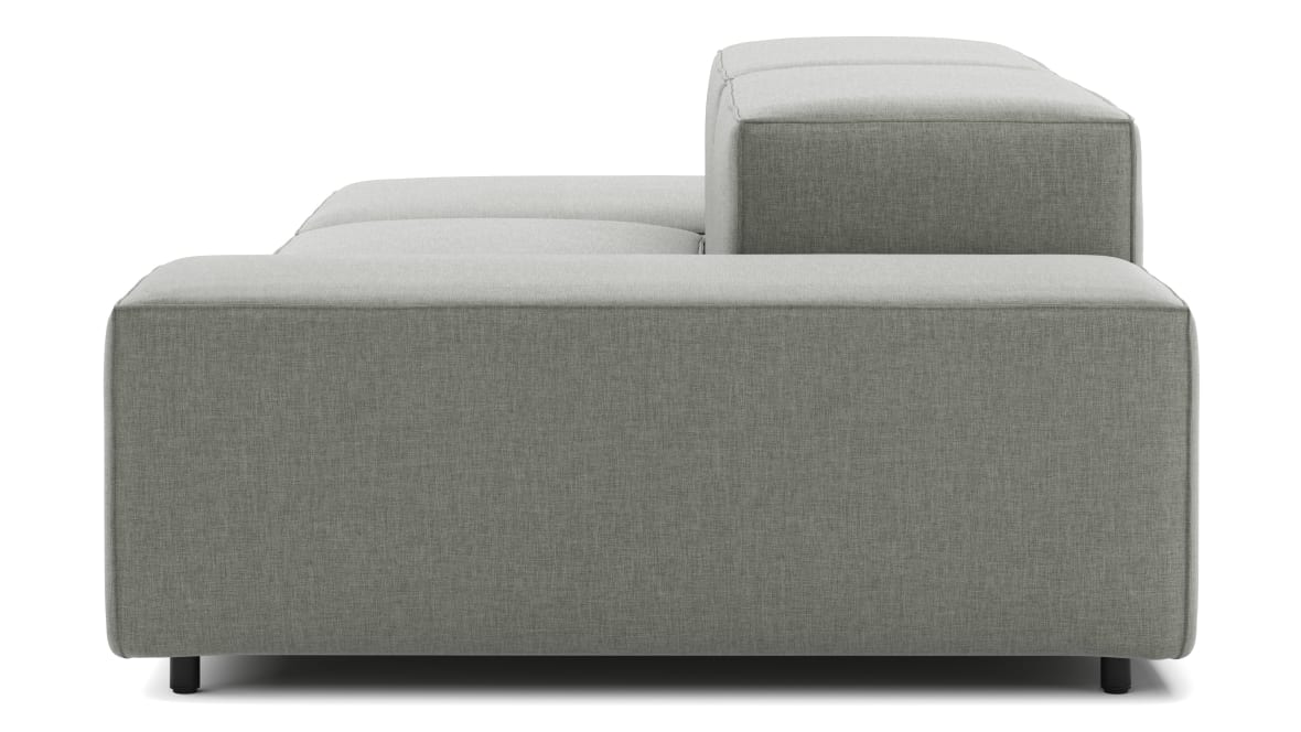 Extrasoft Sectional Sofa, Open End Sofa, Left, Soft Gray Brushed Weave Extrasoft Sectional Sofa, Open End Sofa, Left, Soft Gray Brushed Weave image.