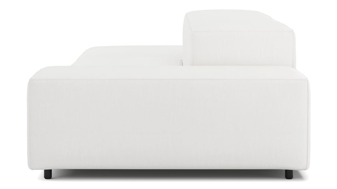  Extrasoft Sectional Sofa, Open End Sofa, Left, White Linen  Extrasoft Sectional Sofa, Open End Sofa, Left, White Linen image.