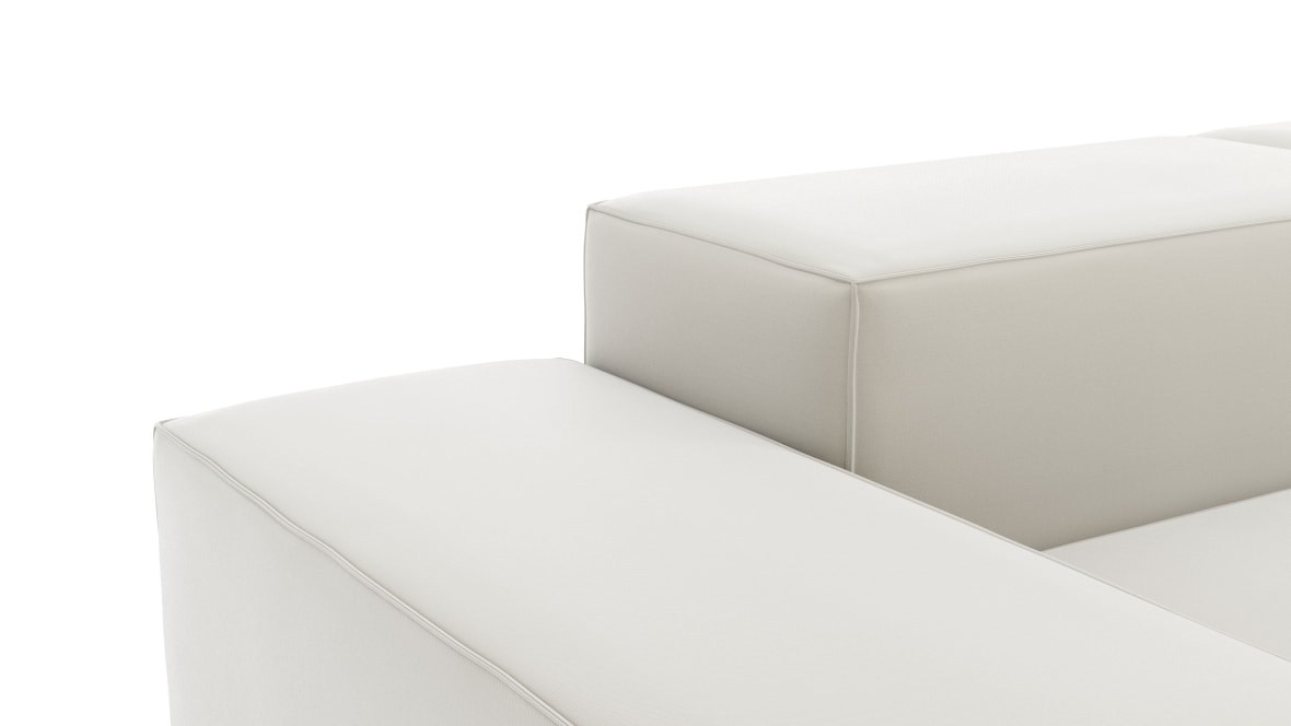 Extrasoft Sectional Sofa, Open End Sofa, Right, Oatmeal Brushed Weave Extrasoft Sectional Sofa, Open End Sofa, Right, Oatmeal Brushed Weave image.