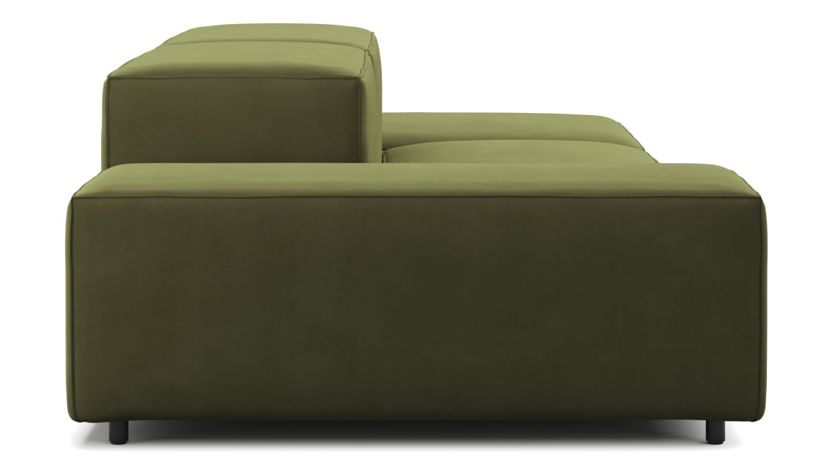 Extrasoft Sectional Sofa, Open End Sofa, Right, Spruce Luxe Velvet Extrasoft Sectional Sofa, Open End Sofa, Right, Spruce Luxe Velvet image.