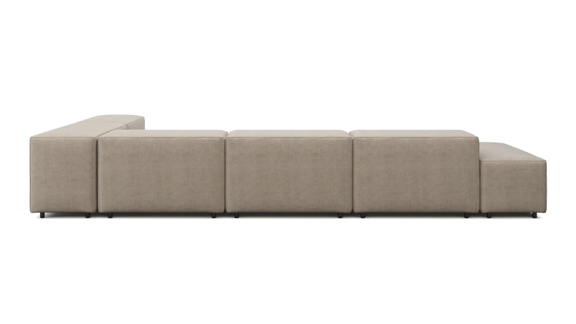  Extrasoft Sectional Sofa, Right Corner, Biscotti Brushed Weave  Extrasoft Sectional Sofa, Right Corner, Biscotti Brushed Weave image.