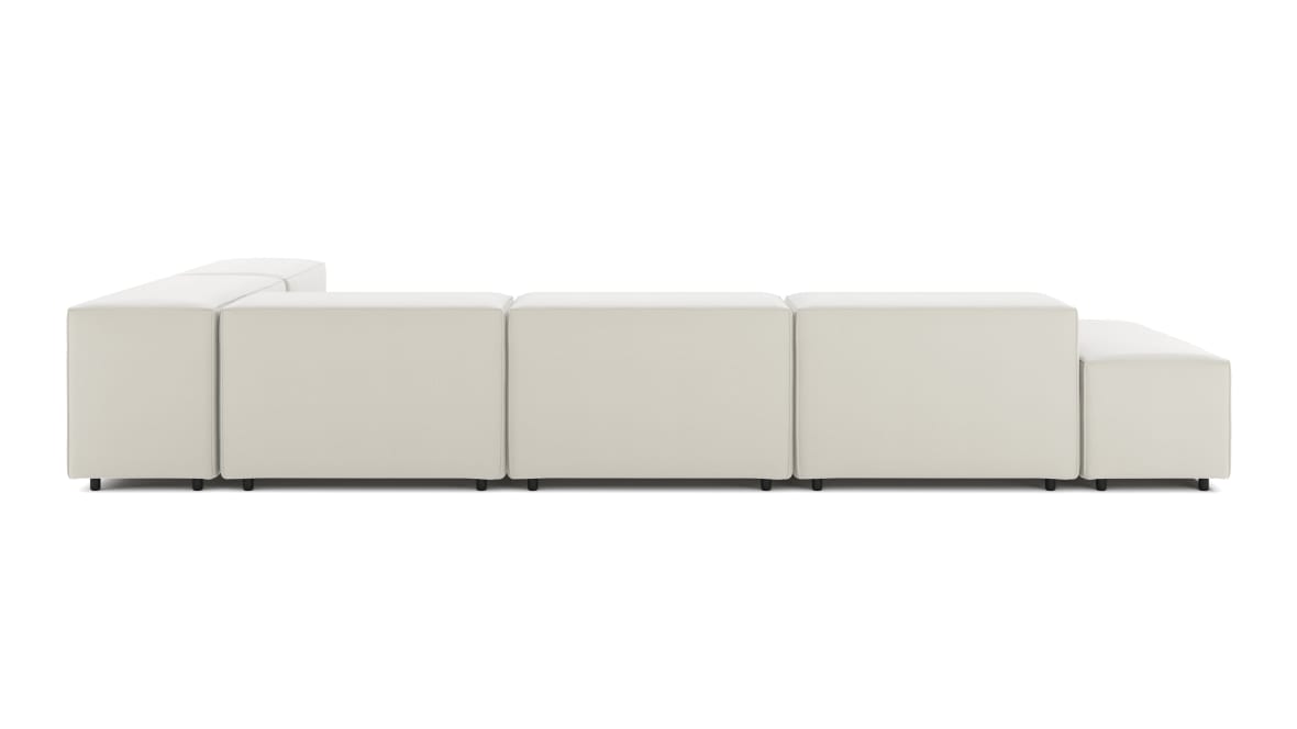  Extrasoft Sectional Sofa, Right Corner, Oatmeal Brushed Weave  Extrasoft Sectional Sofa, Right Corner, Oatmeal Brushed Weave image.