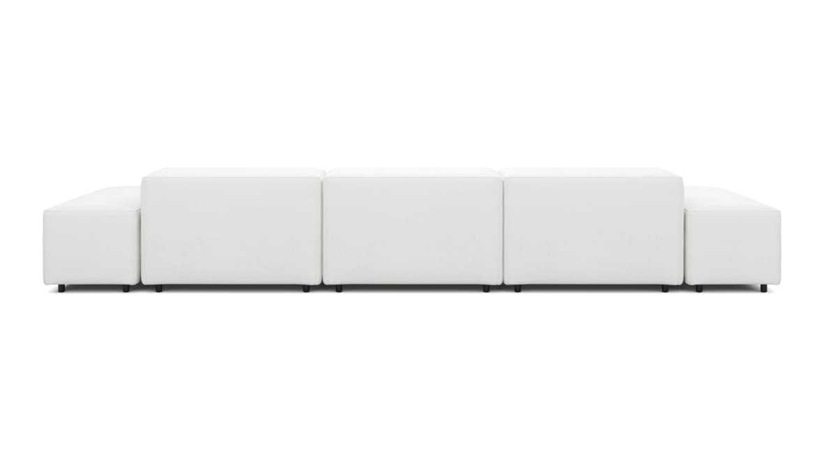 Extrasoft Sectional Sofa, Three Seater Sofa, Left, White Linen Extrasoft Sectional Sofa, Three Seater Sofa, Left, White Linen image.