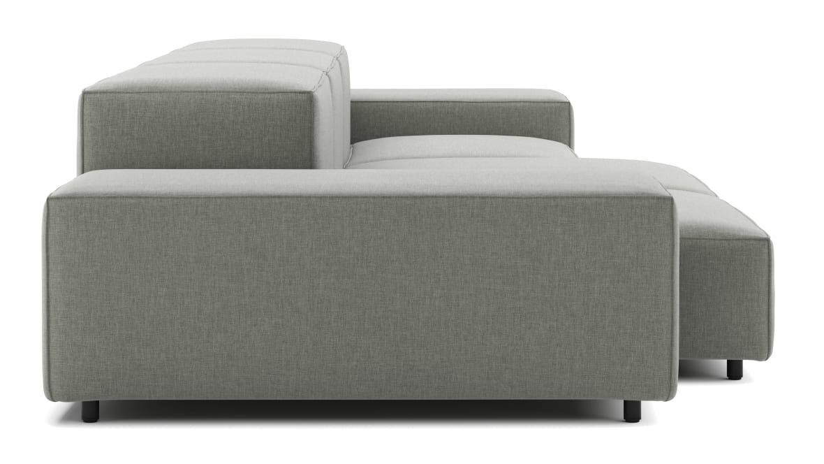 Extrasoft Sectional Sofa, Three Seater Sofa, Right, Soft Gray Brushed Weave Extrasoft Sectional Sofa, Three Seater Sofa, Right, Soft Gray Brushed Weave image.