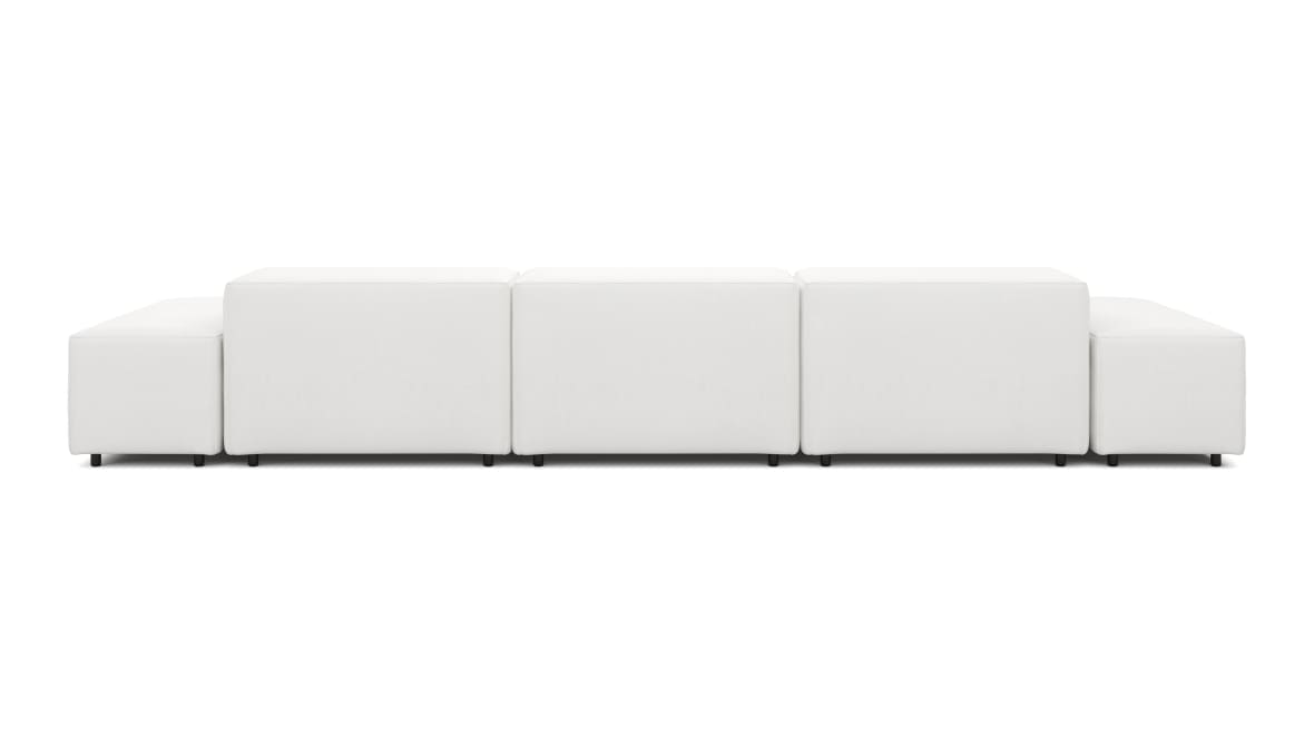  Extrasoft Sectional Sofa, Three Seater Sofa, Right, White Linen  Extrasoft Sectional Sofa, Three Seater Sofa, Right, White Linen image.