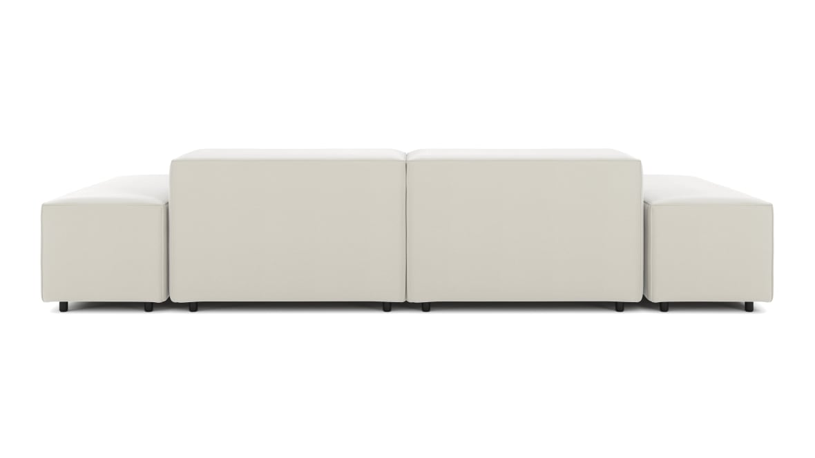  Extrasoft Sectional Sofa, Two Seater Sofa, Oatmeal Brushed Weave  Extrasoft Sectional Sofa, Two Seater Sofa, Oatmeal Brushed Weave image.