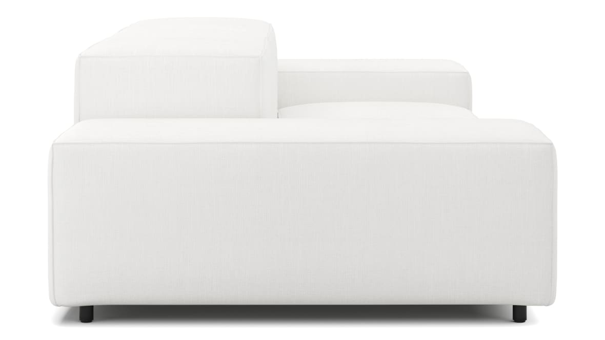  Extrasoft Sectional Sofa, Two Seater Sofa, White Linen  Extrasoft Sectional Sofa, Two Seater Sofa, White Linen image.