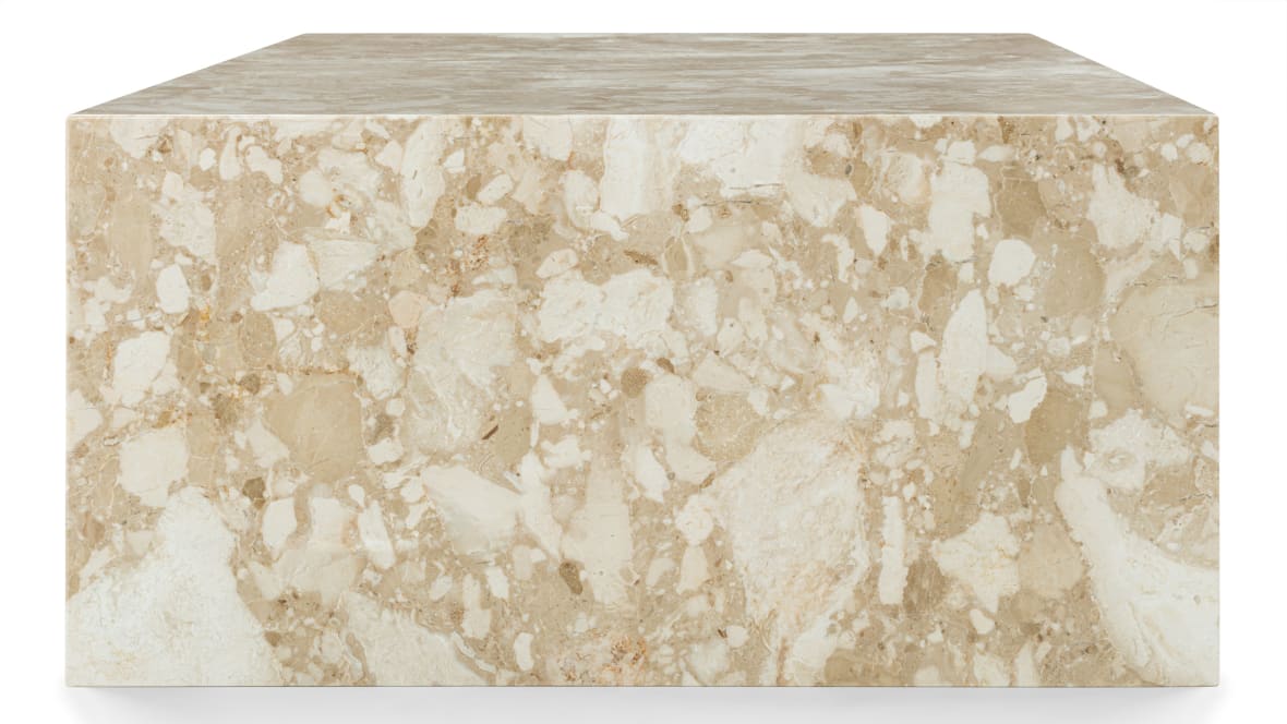  Plinth Coffee Table, Kunis Breccia  Plinth Coffee Table, Kunis Breccia image.