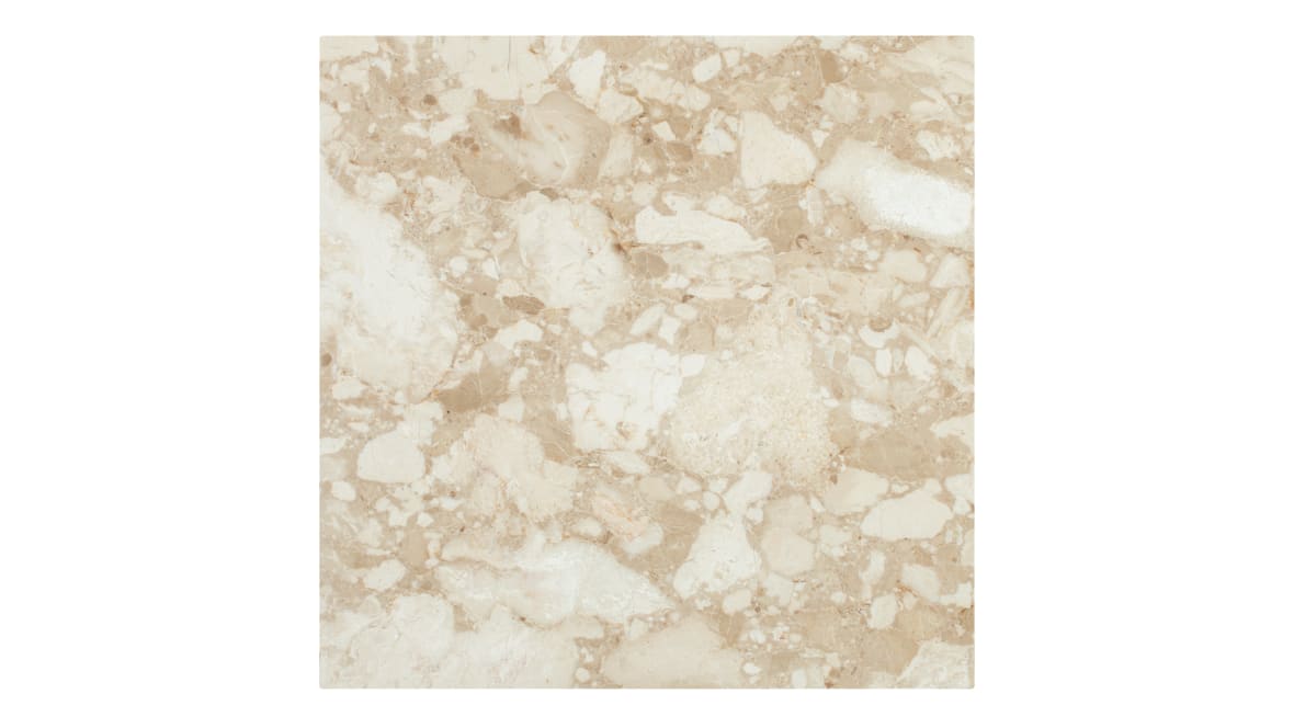 Plinth Short Side Table, Kunis Breccia Marble Plinth Short Side Table, Kunis Breccia Marble image.