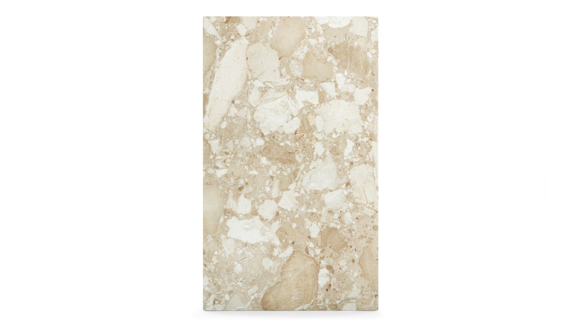 Plinth Side Table, Kunis Breccia Marble Plinth Side Table, Kunis Breccia Marble image.