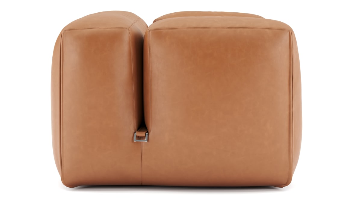  Le Mura Lounge Armchair, Tan Vegan Leather  Le Mura Lounge Armchair, Tan Vegan Leather image.