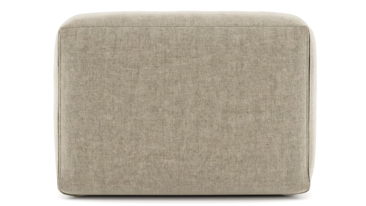 Le Mura Sectional Module, Armless Chair, Beige Gray Chenille Le Mura Sectional Module, Armless Chair, Beige Gray Chenille image.