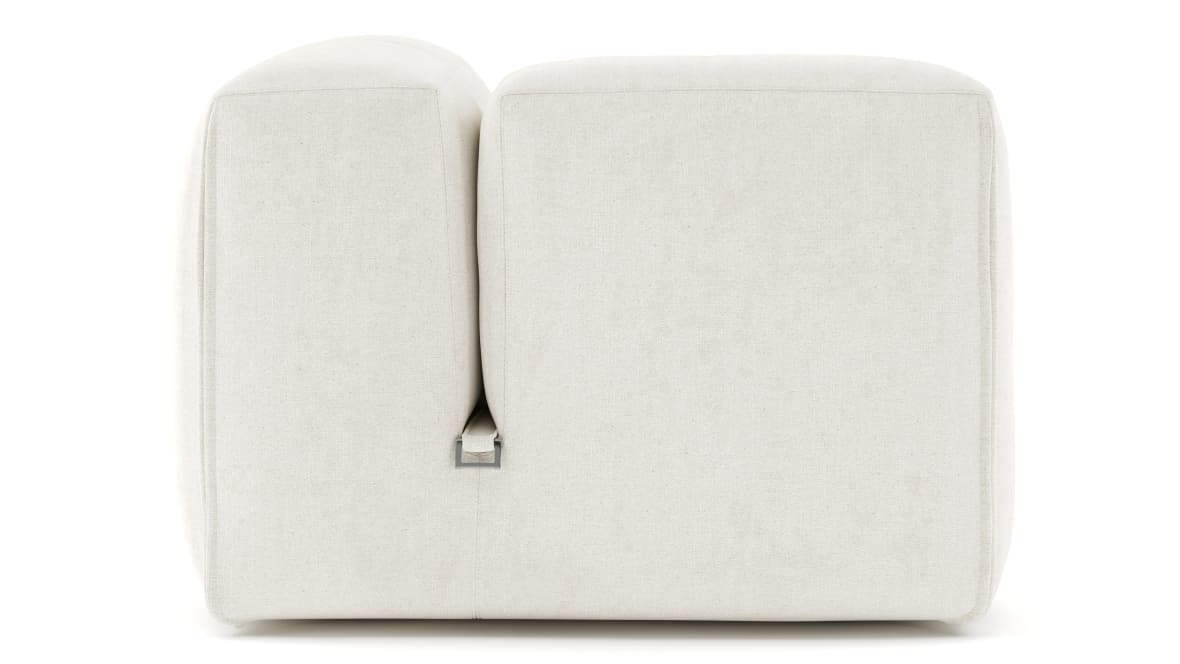  Le Mura Sectional Module, Left Arm, Natural Linen  Le Mura Sectional Module, Left Arm, Natural Linen image.