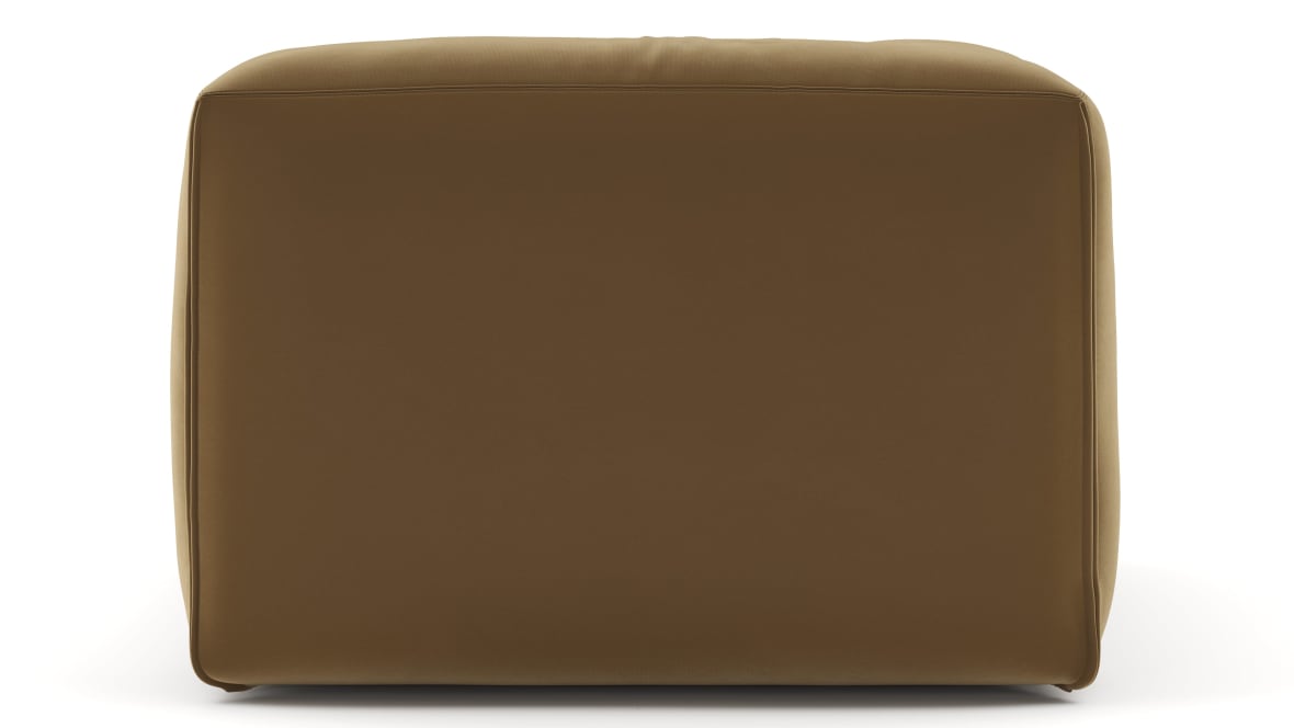  Le Mura Sectional Module, Left Arm, Old Gold Luxe Velvet  Le Mura Sectional Module, Left Arm, Old Gold Luxe Velvet image.