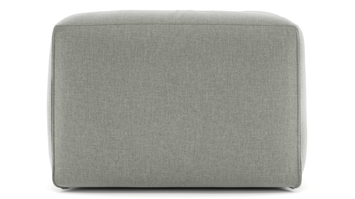 Le Mura Sectional Module, Left Arm, Soft Gray Brushed Weave  Le Mura Sectional Module, Left Arm, Soft Gray Brushed Weave image.