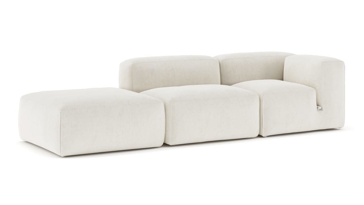 Le Mura Open End Sofa, Left, Natural Linen  Le Mura Open End Sofa, Left, Natural Linen image.
