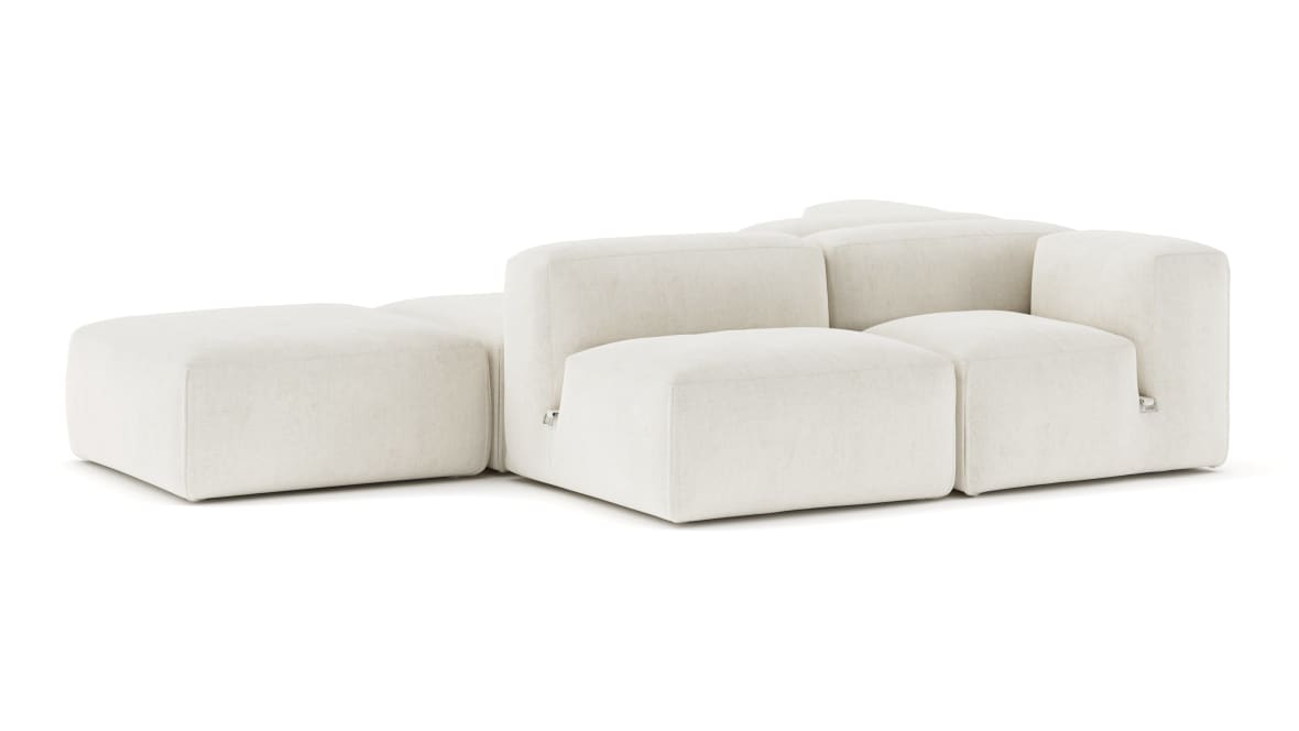  Le Mura Sectional Sofa, Dual Aspect, Left, Natural Linen  Le Mura Sectional Sofa, Dual Aspect, Left, Natural Linen image.