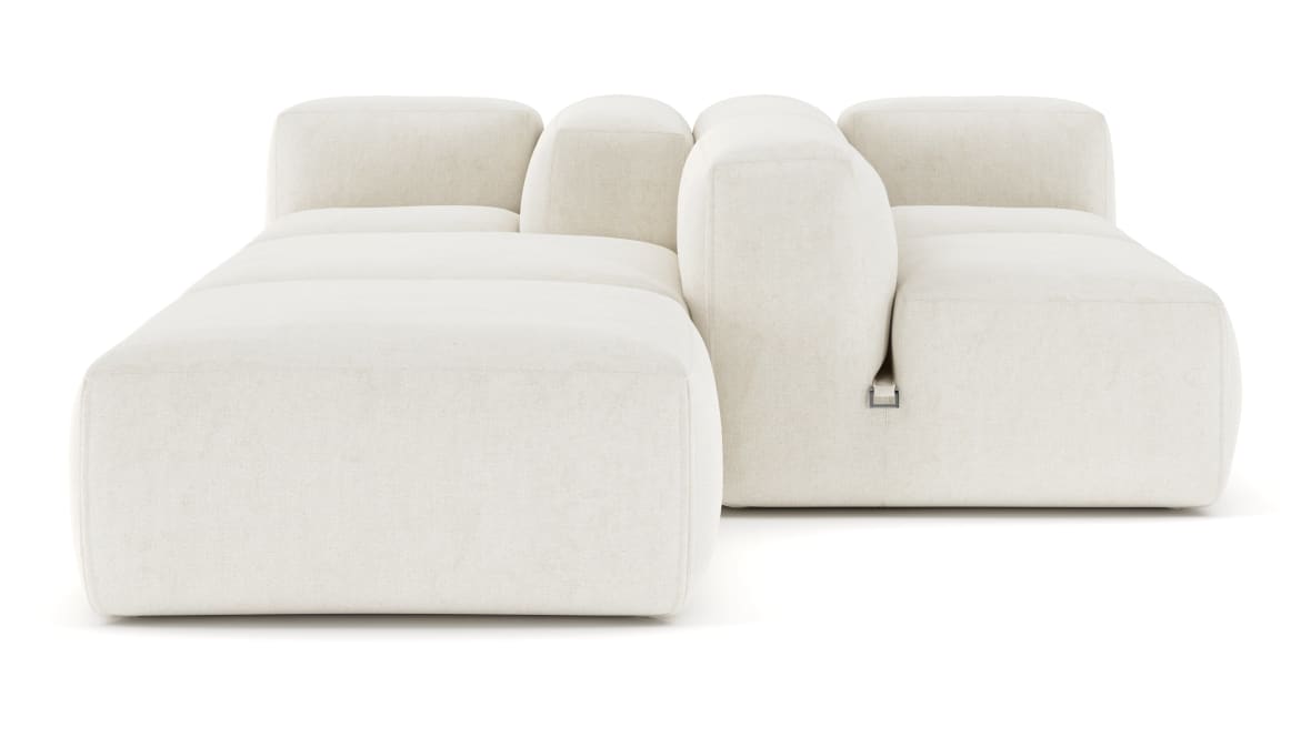  Le Mura Sectional Sofa, Dual Aspect, Left, Natural Linen  Le Mura Sectional Sofa, Dual Aspect, Left, Natural Linen image.