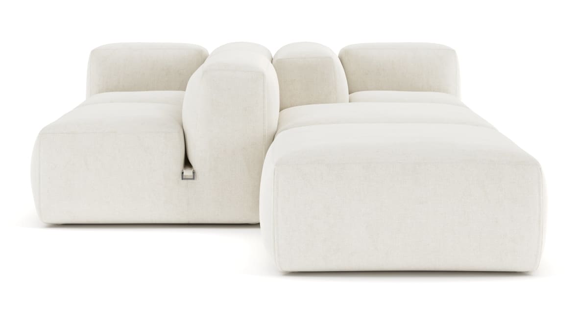  Le Mura Sectional Sofa, Dual Aspect, Right, Natural Linen  Le Mura Sectional Sofa, Dual Aspect, Right, Natural Linen image.