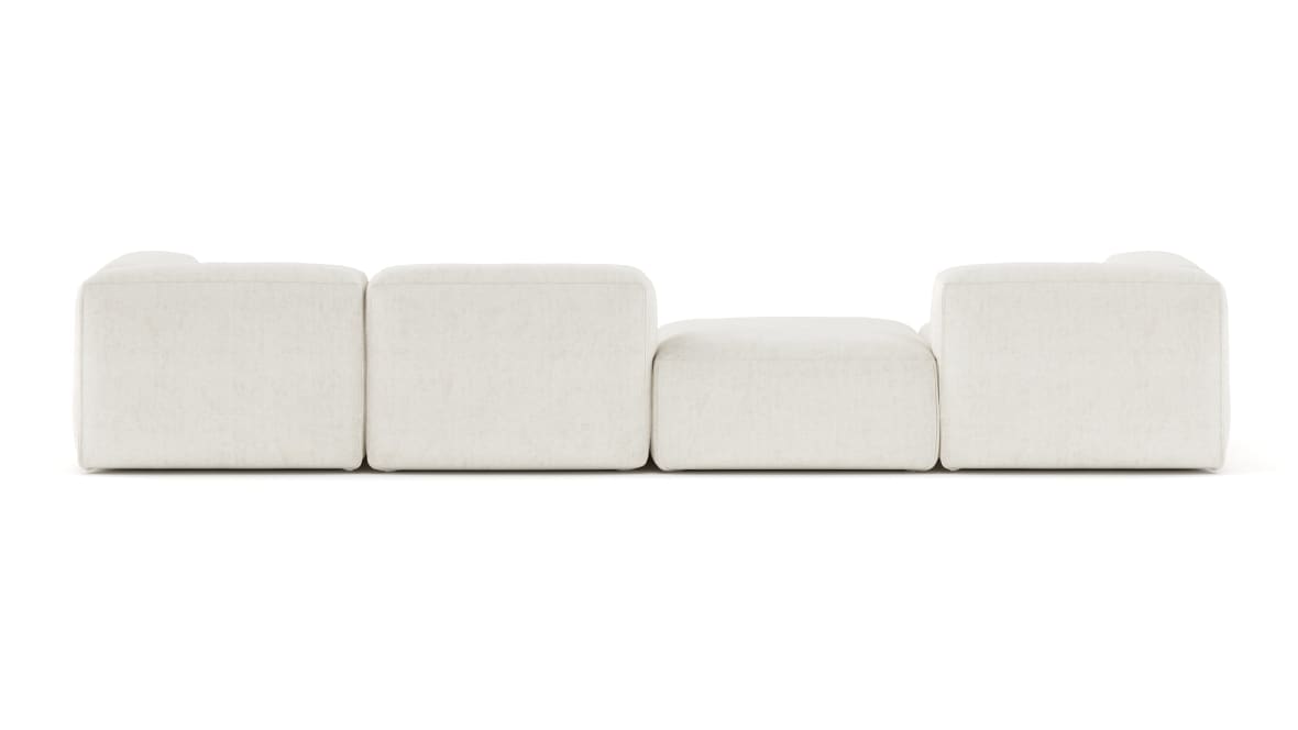  Le Mura Sectional Sofa, Four Seater, Left, Natural Linen  Le Mura Sectional Sofa, Four Seater, Left, Natural Linen image.