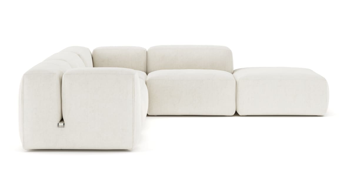  Le Mura Sectional Sofa, Right Corner, Natural Linen  Le Mura Sectional Sofa, Right Corner, Natural Linen image.